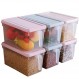 DOUBAO 크리에이티브 주방 냉장고 보관 및 분류 상자, 플라스틱 생활 실용 기기, 선물, 가정 용품 (색상 : D)