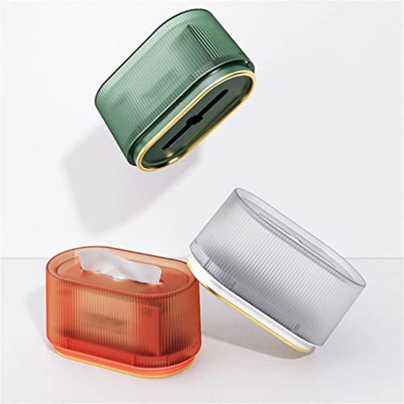XINGTU 가정용 티슈 상자 투명 데스크탑 티슈 상자 펌핑 종이 보관 상자 거실 식당 커피 테이블 장식