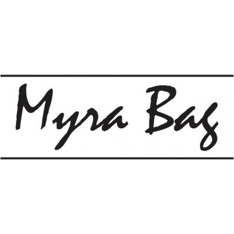 Myra 백 리프 프린트 업사이클 캔버스 백