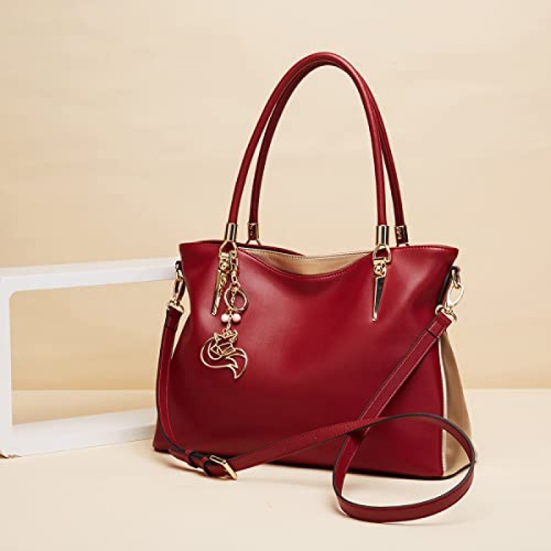 여성 가죽 핸드백 지갑 레이디 작업 토트 숄더 백 탑 핸들 가방 Satchel Carryall Ladies Pocketbooks