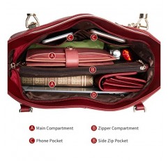 여성 가죽 핸드백 지갑 레이디 작업 토트 숄더 백 탑 핸들 가방 Satchel Carryall Ladies Pocketbooks