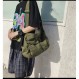 보헤미안 힙 스터 호보 보호 히피 크로스 바디 백 지갑 캔버스 슬링 백 미적 토트 대형 핸드백 Fairy Grunge Bag