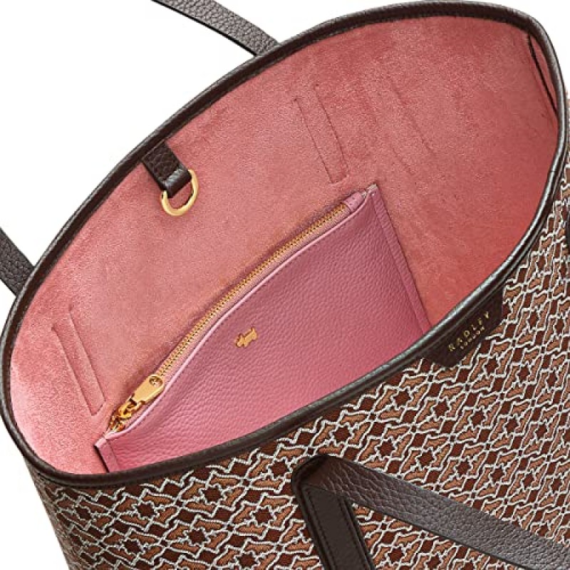 RADLEY 런던 박물관 스트리트 - 가보 - 대형 오픈 탑 토트