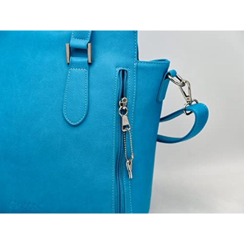Goson Conceal Carry Tote Bag - 여러 개의 포켓, 크로스바디 스트랩, YKK 지퍼가 있는 여성용 대형 & 패셔너블 지갑