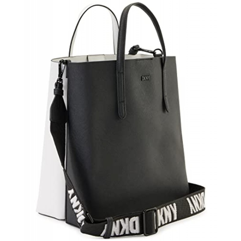 DKNY INES 토트백, BLK/옵션 WT