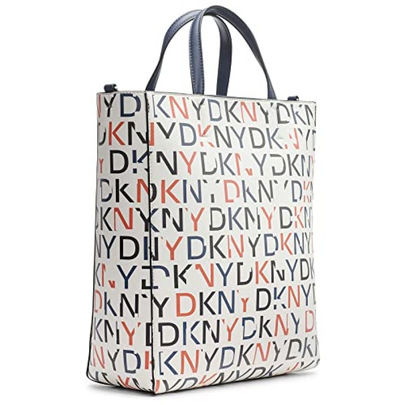 DKNY 틸리 N/S 토트백, WHT/인디고