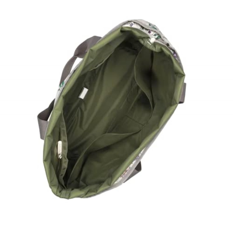 LeSportsac Garden Grows Everyday 지퍼 토트 핸드백/여행 가방, 스타일 3867/컬러 E701, 로맨틱한 꽃, 쥬시 스트로베리 & 초록빛 그리너리, 식물원의 아름다움이 부활을 불러일으킵니다