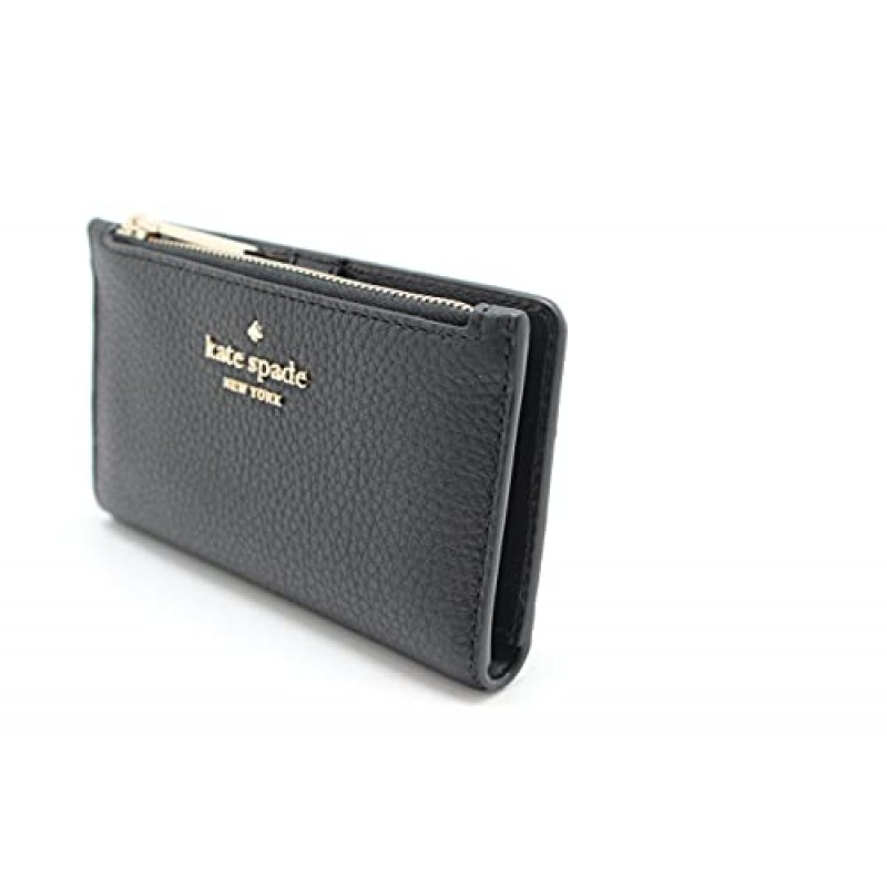 Kate Spade New York Leila 스몰 슬림 이중 지갑 블랙