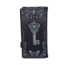 Nemesis Now B5117R0 Edgar Allen Poe Nevermore 레이븐 지갑, PU, ​​블랙, 18.5cm