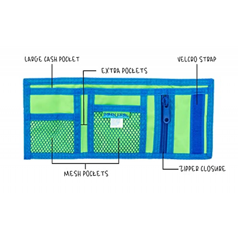 스티븐 조셉 남녀공용 아동 토들러 지갑, 소방차, 3T, 4T, 5T, 6X, 유아, 미취학 아동, 학교, SJ5201
