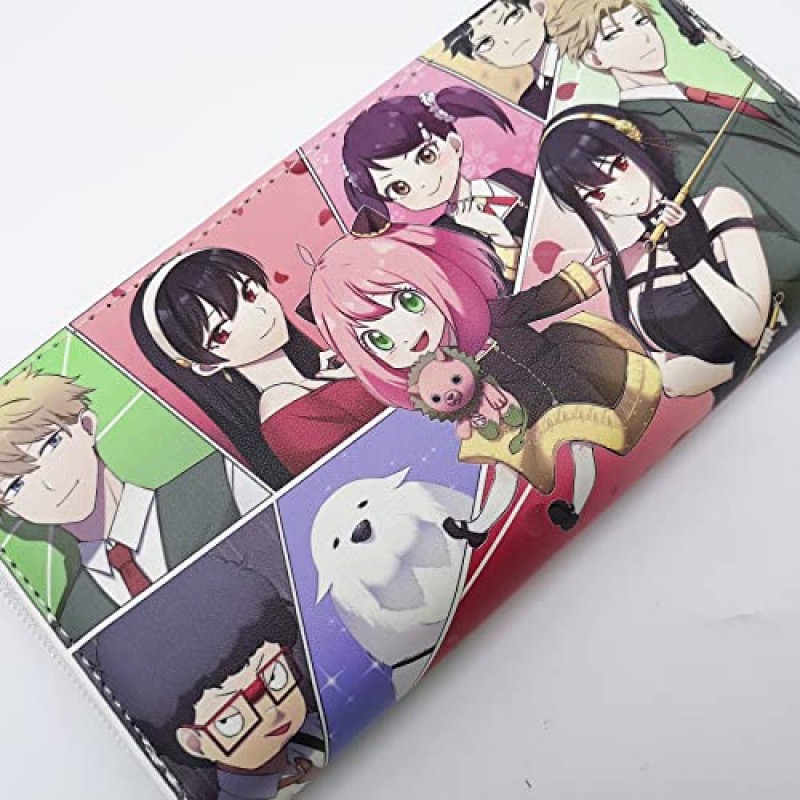 TUNDOIT Anime Wallet Anime Purse 남성 여성 지갑 Anime Merch (jiandie 지갑)