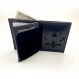 Perfect Fit Shield Wallets 7 포인트 스타 이중 접이식 히든 배지 지갑(컷아웃 PF33) Blackinton B447 Seven-point Star에 적합