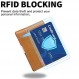 SENDEFN 머니 클립이 있는 남성용 슬림 지갑 RFID 프론트 포켓 가죽 지갑 미니 Bifold