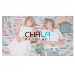 CHALA 집업 지갑 - 옥토퍼스-블루