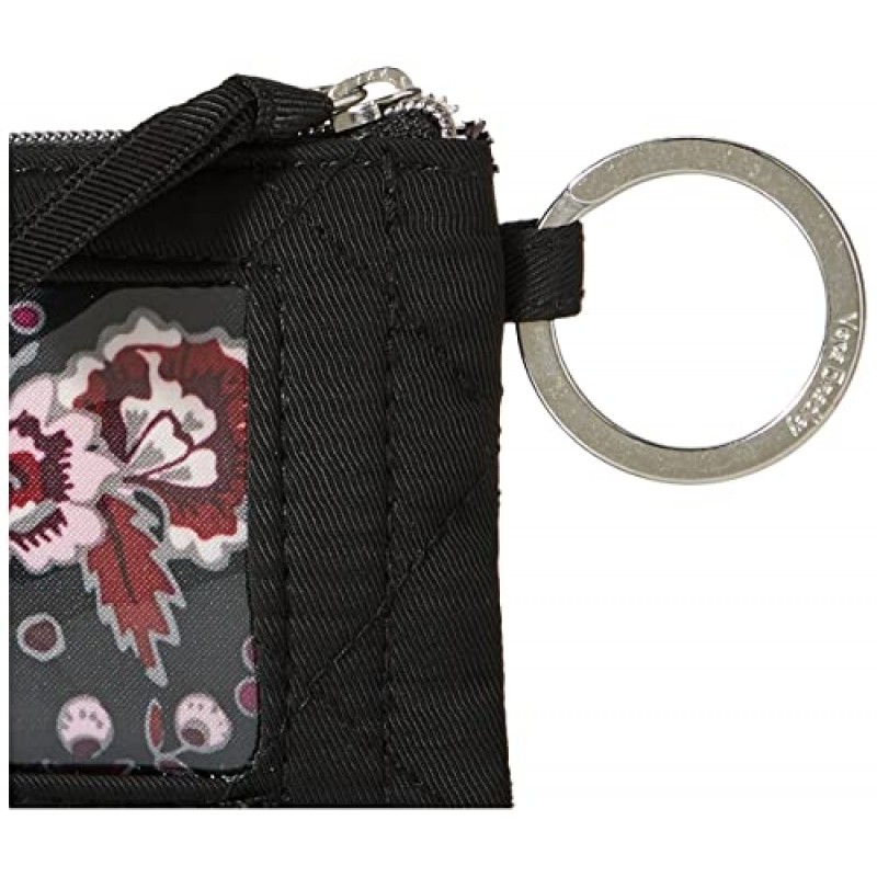 Vera Bradley 여성용 퍼포먼스 트윌 지퍼 ID 케이스 지갑