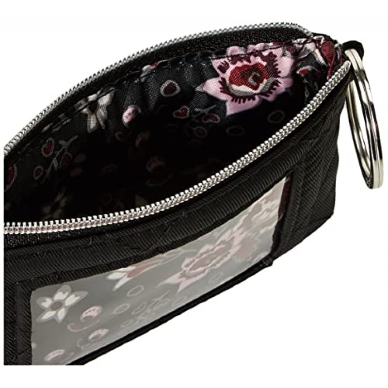 Vera Bradley 여성용 퍼포먼스 트윌 지퍼 ID 케이스 지갑