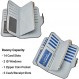 FOXLOVER RFID 지갑 여성 소프트 비건 가죽 Trifold 멀티 신용 카드 홀더 주최자 여성용 클러치
