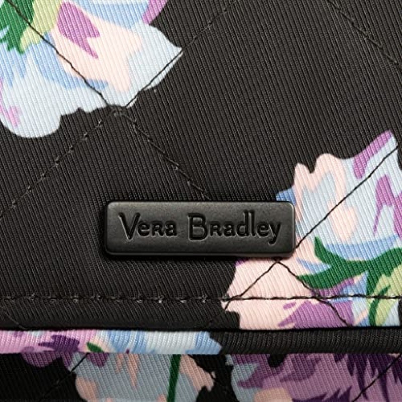 Vera Bradley RFID 보호 기능이 있는 여성용 퍼포먼스 트윌 라일리 컴팩트 지갑