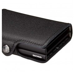 Secrid 남성용 트윈 지갑 정품 가죽 빈티지/RFID 안전 카드 케이스(최대 16개 카드용)