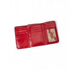 여성용 HOBO Jill 삼단 지갑 - 스냅 플랩 잠금 및 패턴 폴리에스테르 안감, 컴팩트하고 편리한 지갑