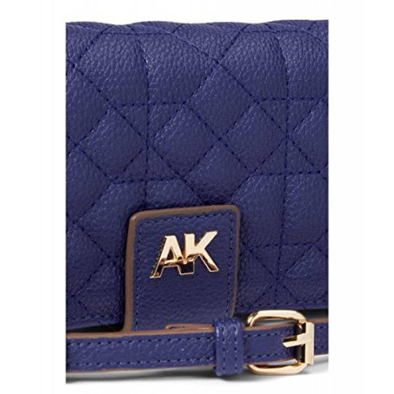 Anne Klein 퀼팅 체인 지갑