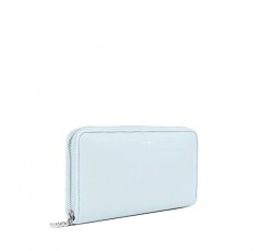 Pixie Mood BUBBLY-WA-CASE-IBLU-CASE RFID 차단 재활용 비건 가죽 지갑 지갑, 아이스 블루