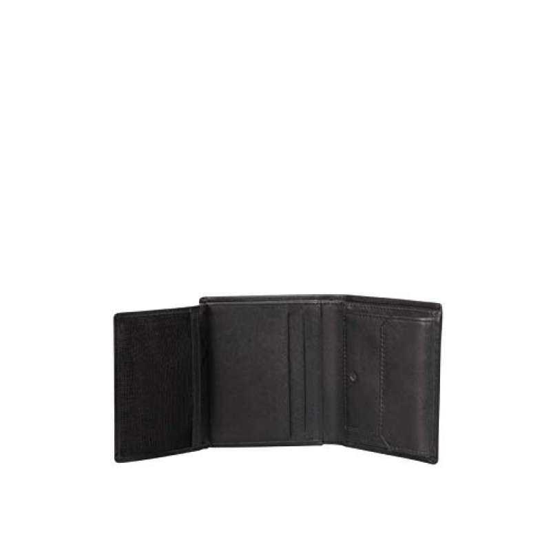 Samsonite 남성용 여행용 액세서리 지갑, 느와르(블랙), 9.5 x 1 x 10.6 cm