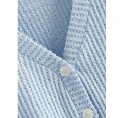 SweatyRocks 여성용 긴 소매 격자 무늬 버튼 전면 V 넥 소프트 니트 카디건 스웨터