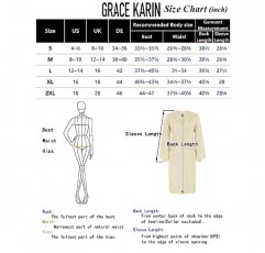 GRACE KARIN 더스터 가디건 여성용 긴 소매 스플릿 롱 가디건 오픈 프론트 맥시 스웨터 코트(포켓 포함)