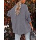 Amarmia Womens Kimono Batwing 긴 소매 니트 카디건 스웨터 오픈 프론트 오버 사이즈 청키 스웨터 겉옷