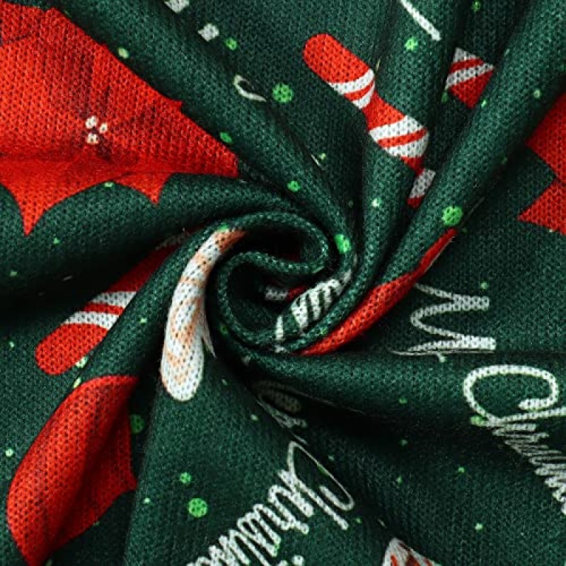 여성 추악한 크리스마스 스웨터 카디건 크리스마스 트리 붉은 격자 무늬 인쇄 뜨개질 오픈 프론트 플러스 사이즈 홀리데이 가디건 탑