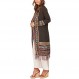 Misassy Womens Boho 오픈 프론트 롱 가디건 스웨터 루즈한 긴 소매 자수 Tassels 기모노 더스터 아웃웨어