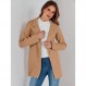 ANRABESS 여성용 2023 오픈 프론트 카디건 코트 긴 소매 옷깃 캐주얼 청키 스웨터 블레이저 자켓 가을 겨울