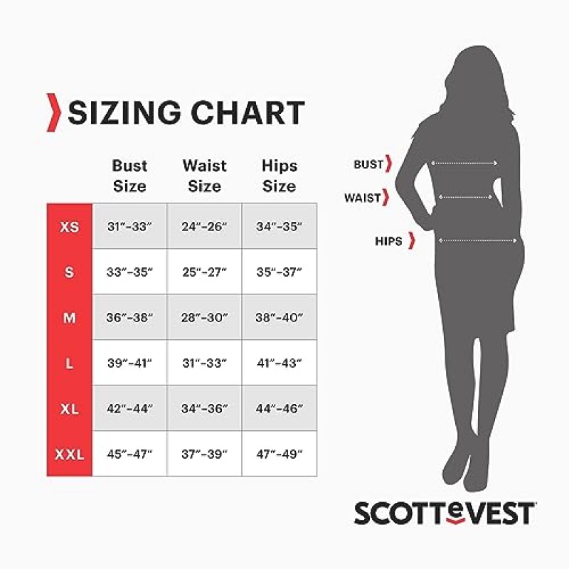 SCOTTeVEST 여성용 루실 카디건 - 숨겨진 포켓 4개 - 여행용 경량 주름 방지 스웨터