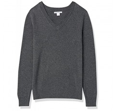 Amazon Essentials 여성용 100% 면 긴소매 브이넥 스웨터