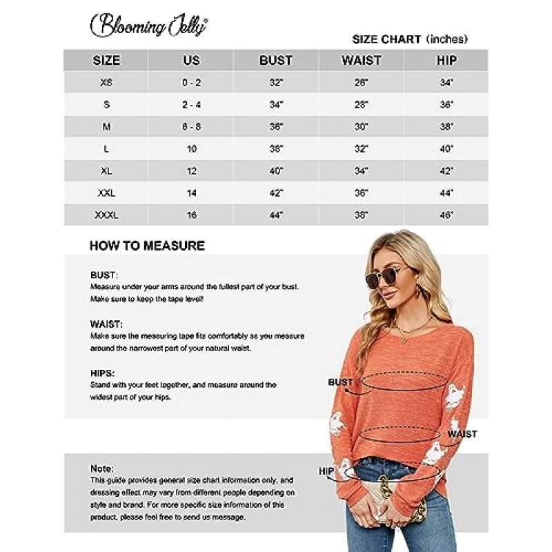 Blooming Jelly Womens 니트 풀오버 스웨터 Crewneck 긴 소매 별 인쇄 경량 귀여운 정상