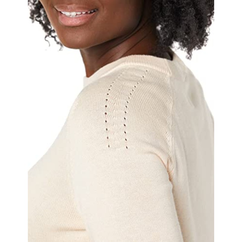 Amazon Aware 여성용 포인텔 크루넥 스웨터(플러스 사이즈로 구매 가능)