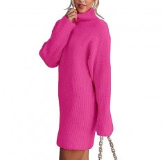 BTFBM 여성용 긴 소매 터틀넥 스웨터 소프트 리브 니트 오버 사이즈 2023 가을 겨울 긴 풀오버 스웨터 드레스