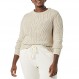 Amazon Essentials 여성용 100% 코튼 크루넥 케이블 스웨터