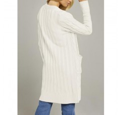 MEROKEETY 여성용 2023 긴 소매 케이블 니트 롱 가디건 오픈 프론트 버튼 스웨터 겉옷