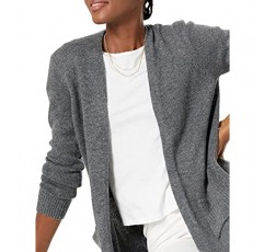 Amazon Essentials 여성용 긴팔 저지 스티치 오픈 프론트 스웨터