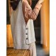 HangNiFang 여성용 라운드 넥 민소매 풀오버 골지 니트 스웨터 조끼 탑
