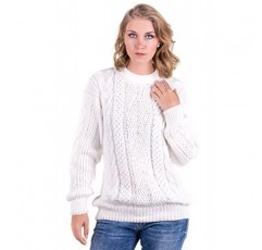 여자 경량 숙녀 니트 스웨터 여자 정상을 위한 Gamboa 알파카 스웨터