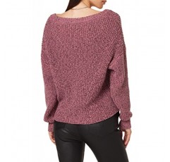 HUDSON 여성용 V 넥 스웨터