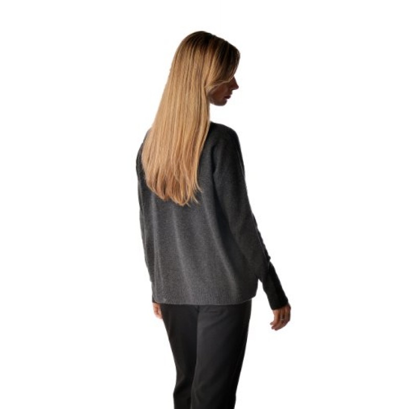 캐시미어 부티크: 여성용 100% 순수 캐시미어 브이넥 보이프렌드 스웨터(5가지 색상, 사이즈: S/M/L/XL)