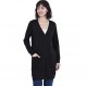 캐시미어 긴 프로필 버튼 프론트 가디건 여성을위한 100% 순수 캐시미어 V 넥 패션 긴 소매 스웨터 코트