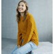 LINY XIN 여성용 100% 메리노 울 가을 겨울 따뜻한 소프트 니트 크루넥 풀오버 스웨터
