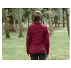 SAOL 여성용 100% 메리노 울 사이드 버튼 스웨터 핏 니트웨어