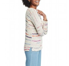NIC+ZOE 여성 선셋 스트라이프 스웨터