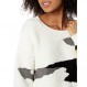 케이블 스티치 여성용 빈티지 인타르시아 풀오버 스웨터
